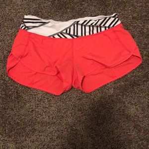 Lululemon speed shorts- 2.5 inseam, size 6